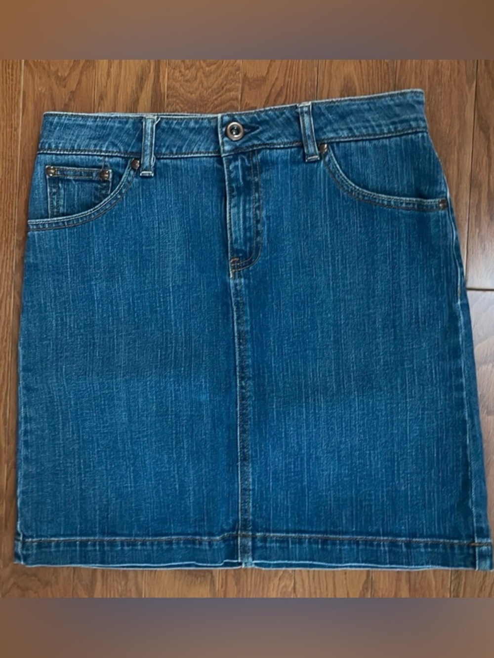 Gap Stretch Midi‎ Jean Skirt